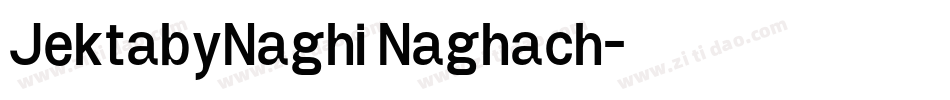 JektabyNaghi Naghach字体转换